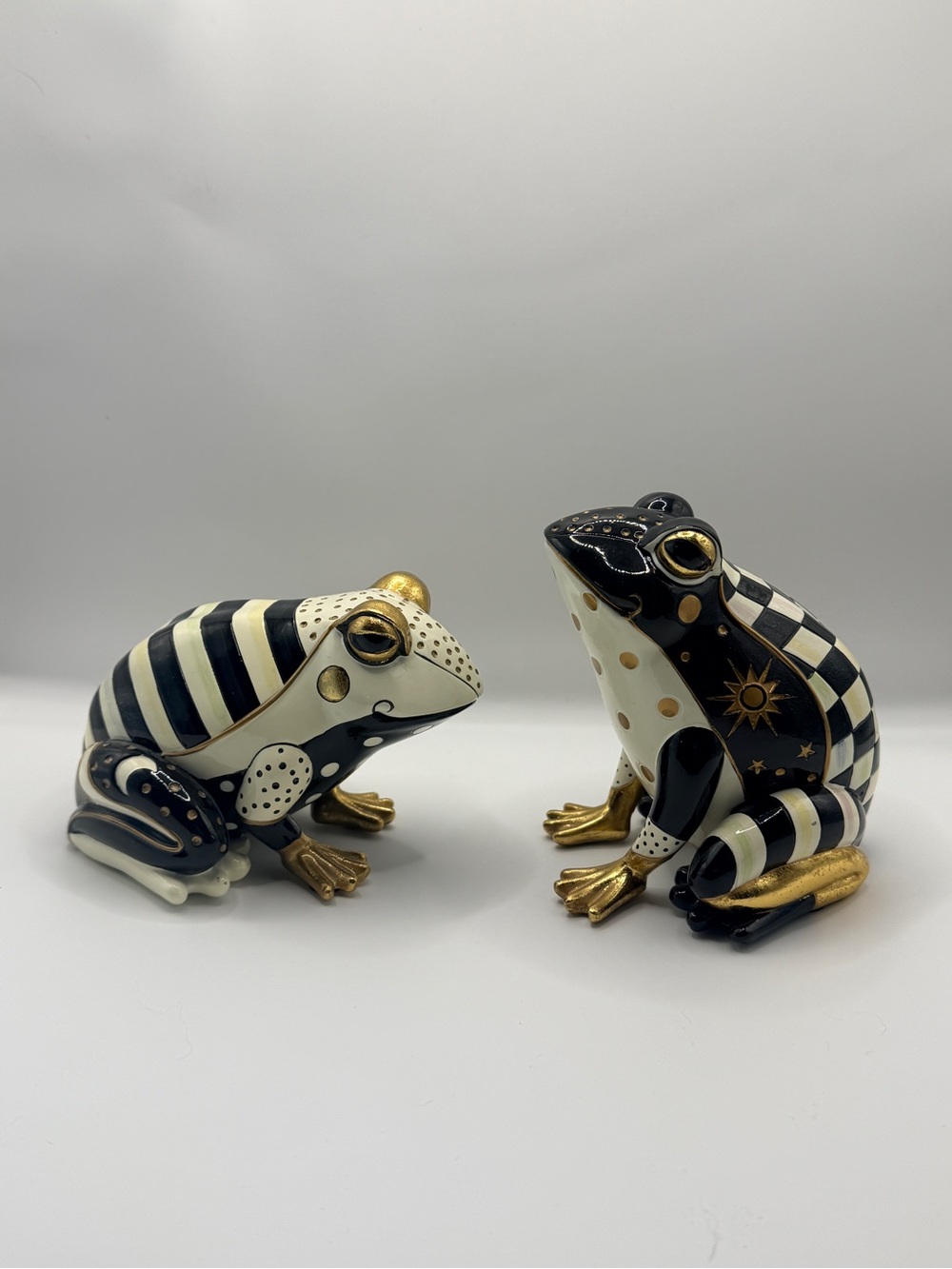 Mackenzie-Childs Cosmic Frogs, Set of 2 - Picture 2 of 9